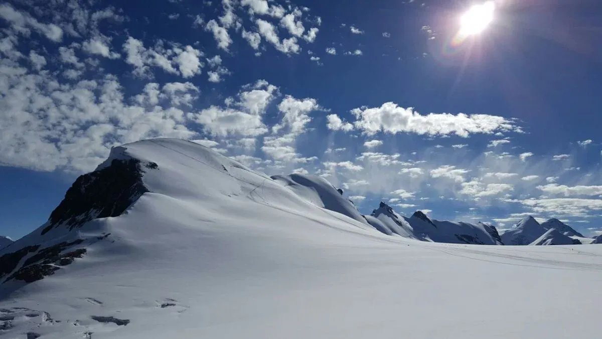 Summit of Zermatt's Breithorn